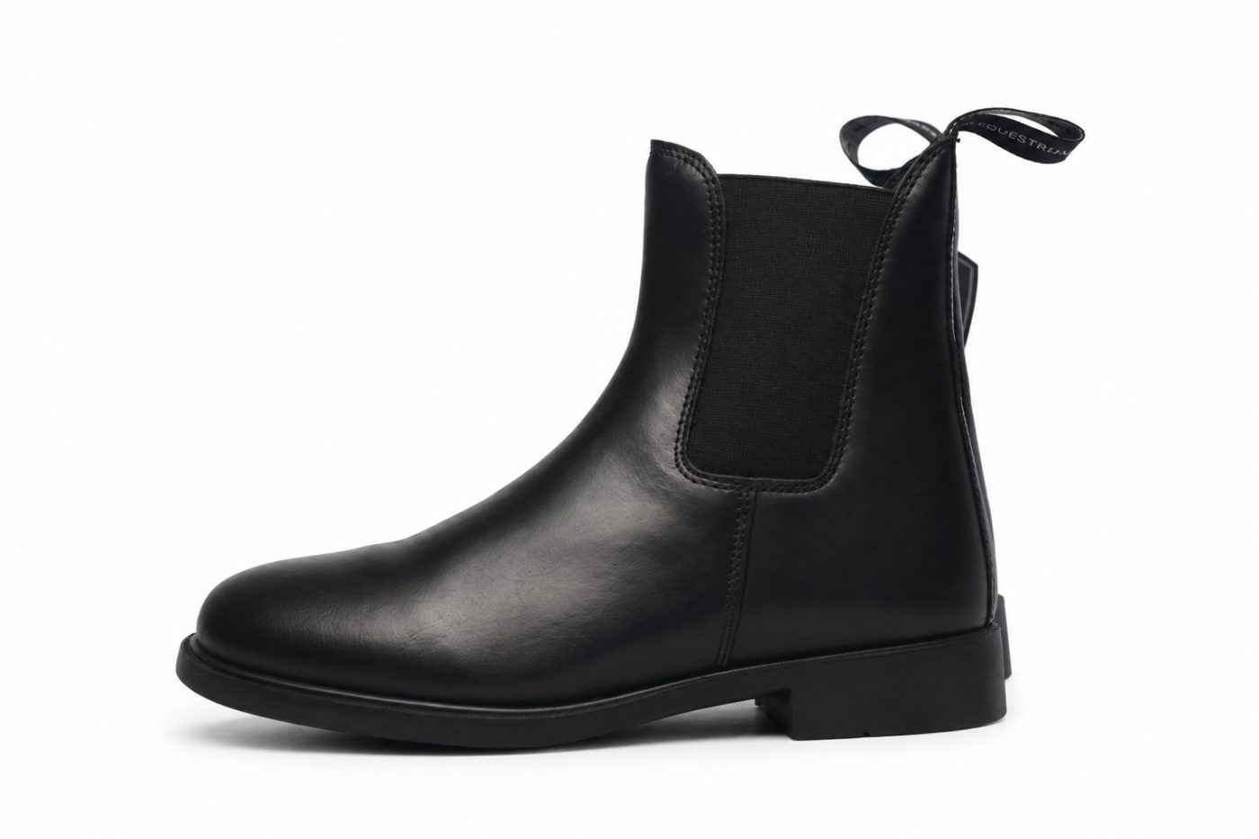 HY Leather Jodhpur Boots — Black