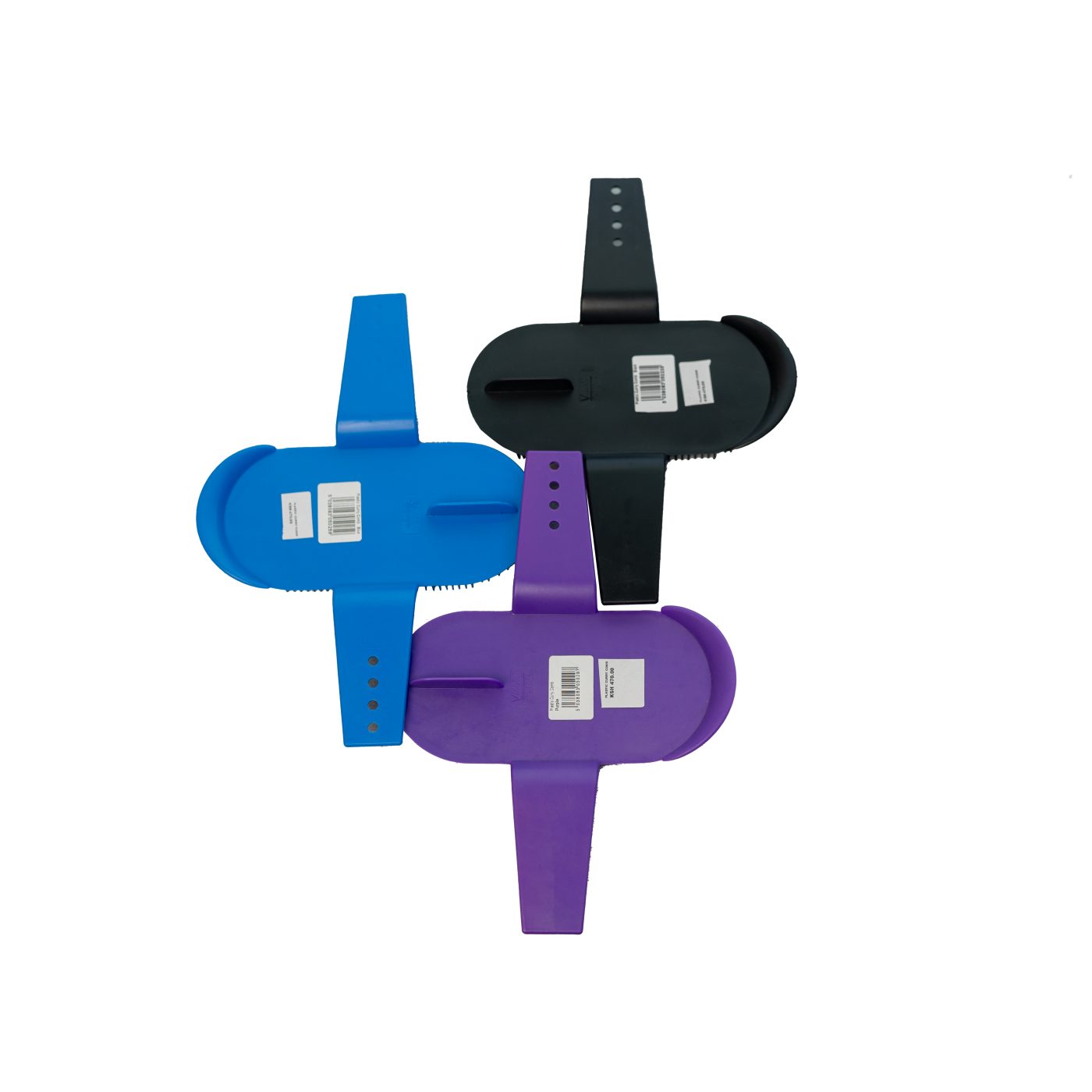Rubber Curry Combs — Colour Range