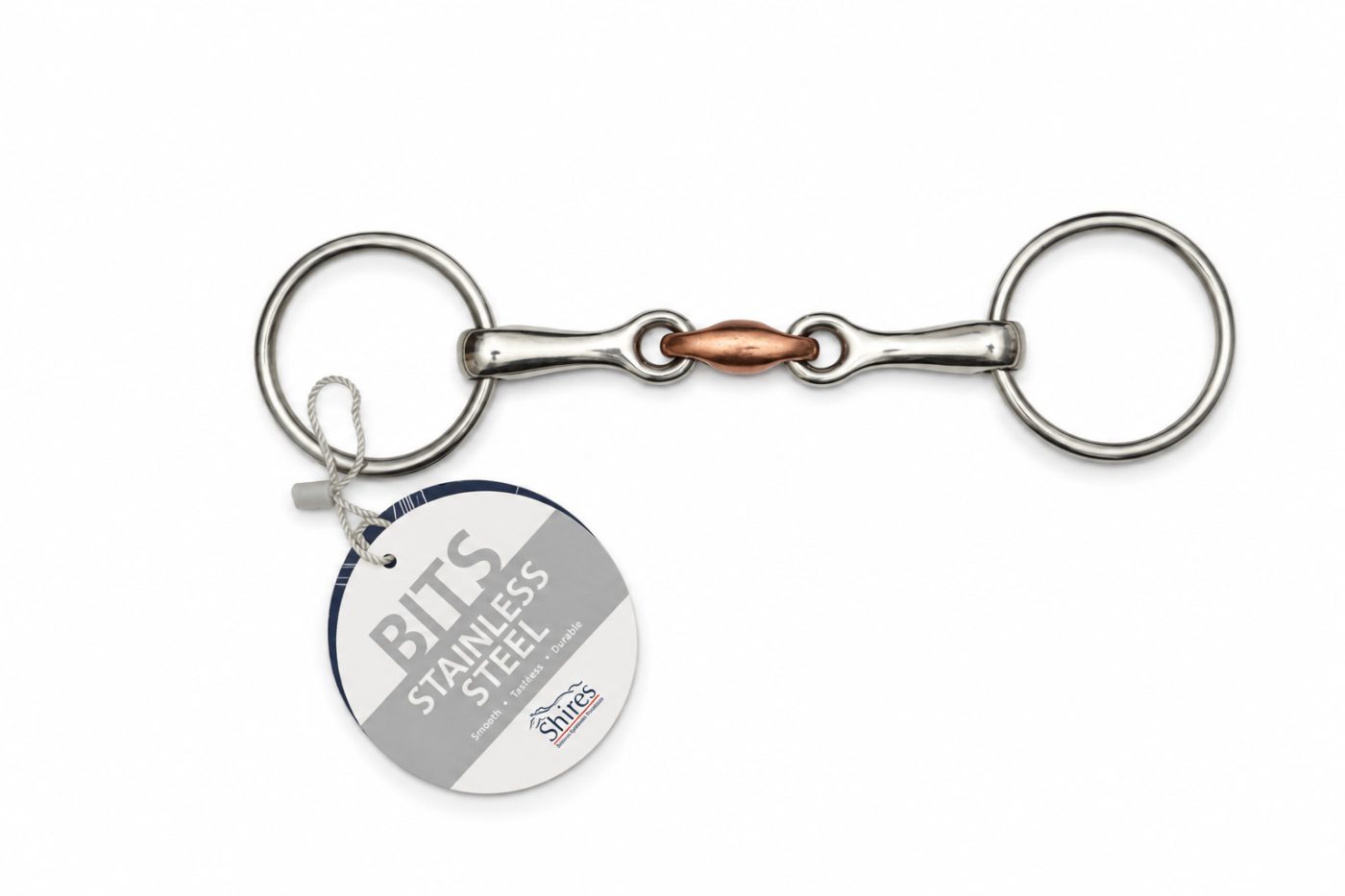 Shires Loose Ring Snaffle with Copper Lozenge
